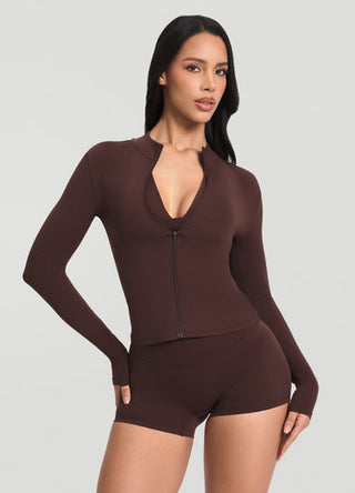 Sculpt Zip Crop Vest