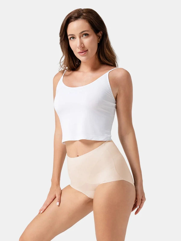 5-Pack Women's Seamless High Waist X-Shape Tummy Control Panties - Mix 5-Pack / M(40–50 kg / 88–110 lbs)