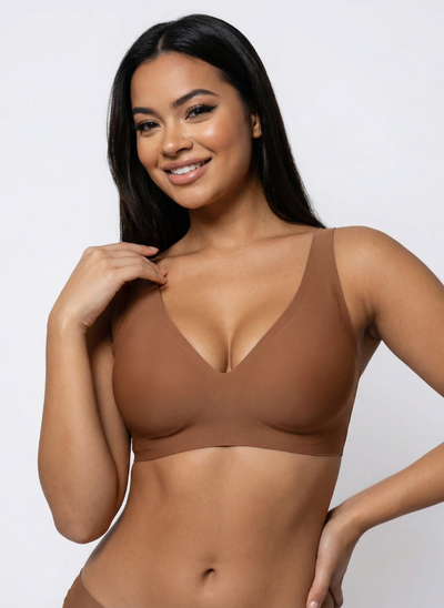Brassière gainante sans armatures