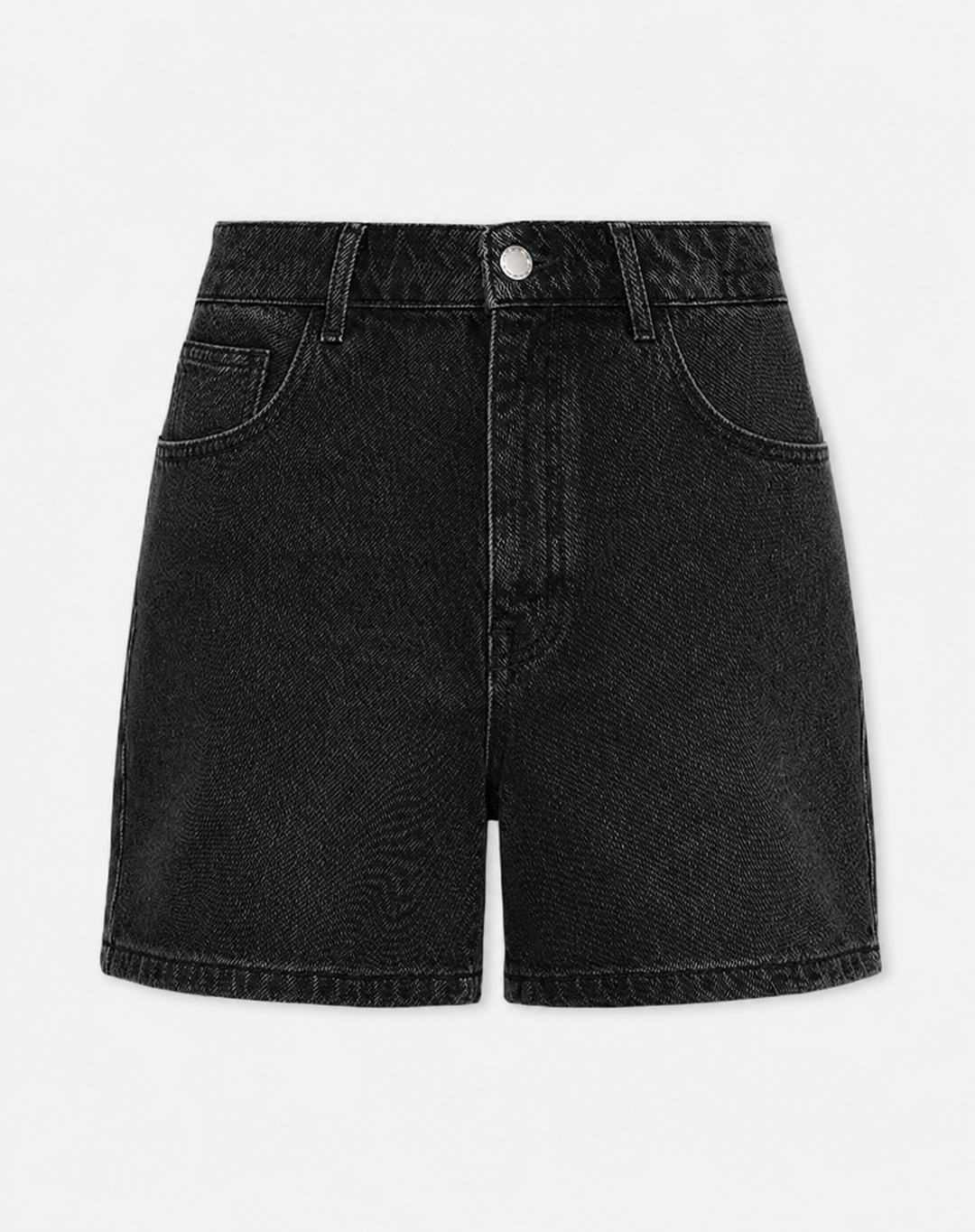Short en jean coupe mom