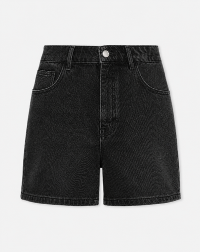 Short en jean coupe mom