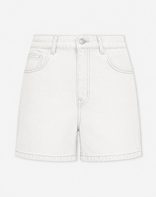 Short en jean coupe mom