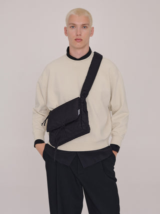 Nina Padded Shoulder Bag | Black