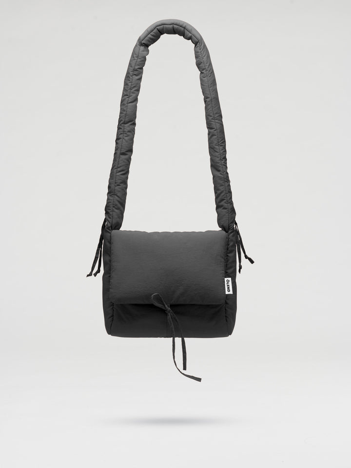 Nina Padded Shoulder Bag | Black