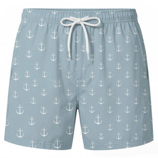 Short de plage imprimé tropical
