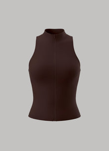 Sculpt Zip Crop Vest