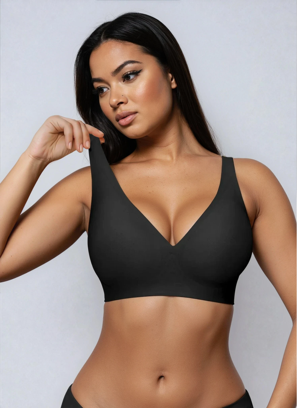 Brassière gainante sans armatures